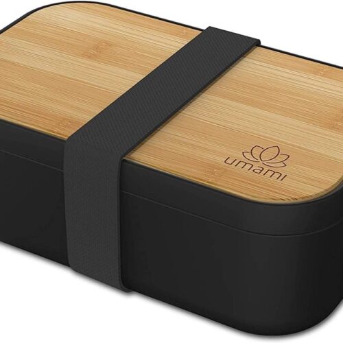 Alles-in-1 1L Bento lunchbox voor volwassenen met bestek, sauscontainers als broodtrommel, salade, snack, bentobox, lekvrije broodtrommel voor volwassenen, incl. accessoires broodtrommel met