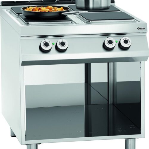 Bartscher Elektrisch Fornuis 900 Master - 4 Kookzones - 16 kW - 800x900x900mm - Horeca Fornuis