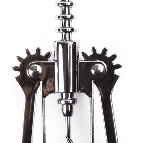 Benson Kurkentrekker en flesopener - klassiek - verchroomd RVS - 2-in-1 tool