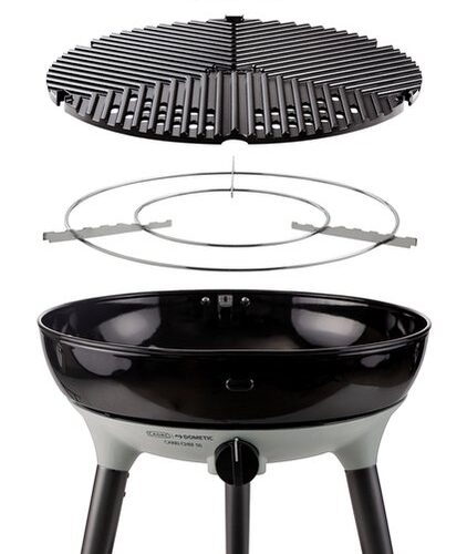 CADAC Dometic - Carri Chef 50 BBQ / Paella Pan - Portable Gasbarbecue - Ook als tafelmodel te gebruiken - Ideaal voor kamperen, balkon, terras - Met draagtas