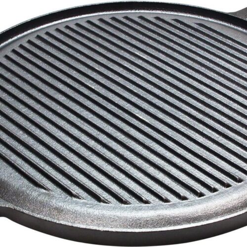 CasaLupo Grillplaat Cast Iron Gietijzer ø 30 cm 2-Zijdig