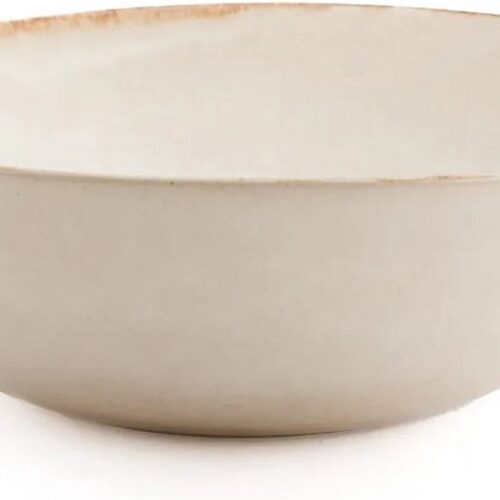 Cascais Serveerschaal - Servies - Servies - Chip-Proof - 27cm x 27cm x 10cm - Goud/Wit Keramiek