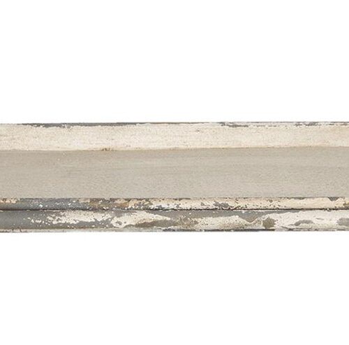 Clayre & Eef Decoratie Dienblad 60x32x21 cm Wit Ijzer Rechthoek Serveerschaal