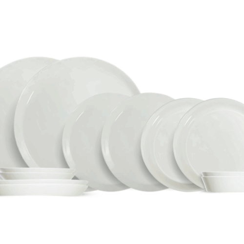 Cosy & Trendy Serviesset Oslo - 12-delig / 4 personen - 4 dinerborden, 4 ontbijtborden en 4 diepe borden