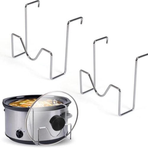 Dekselhouder voor slowcooker - roestvrijstalen dekselhouder - voor slowcooker - dekselhanger voor slowcooker tijdens het koken