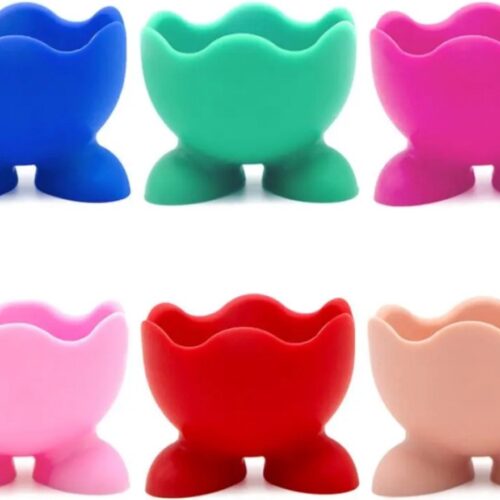 Eierdopjes set van 6 - Siliconen - Eierdopjes