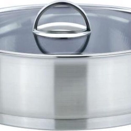 GSW Elegance - Sauteerpan van roestvrij staal - 5,3 L - Alle warmtebronnen inclusief inductie