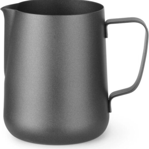 HENDI Melkkan - Zwart - Antiaanbaklaag - Roestvast staal - 0,6L