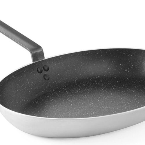 HENDI Vispan - Superieure hittegeleiding - Marble anti-aanbaklaag - 280x400 mm - Geschikt voor alle hittebronnen