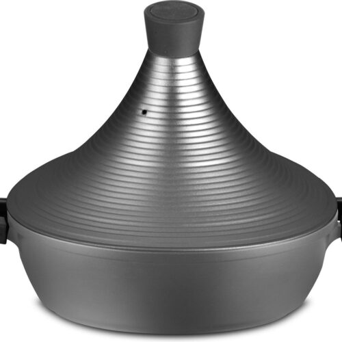 Hakal Tajine Marrakesh - zilver 28 cm - geschikt ook voor Inductie