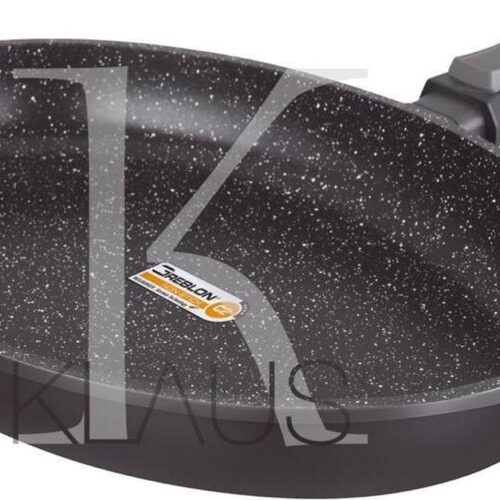 Klaus ovale vispan 36x26 cm -met afneembaar handvat- anti-aanbak