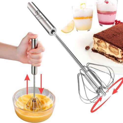 Klop keukenmixer - Roterend accessoire - 1 stuk - Roestvrij staal