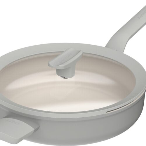 LEO Sauteerpan antikleef met deksel Balance Moonmist - Ø 26cm - Grijs - PFAS-vrij