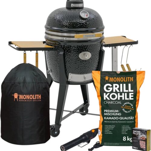 Monolith ONE.55 Starterset - Premium Kamado Barbecue - Inclusief Onderstel, Zijtafels, Smart Grid System & Mono-Lighter