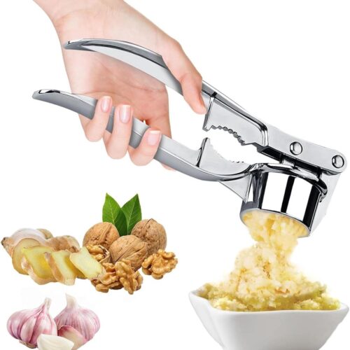 Multifunctionele Knoflookpers - 4-in-1 - Roestvrij staal