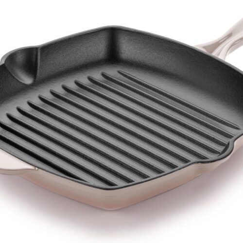 Rosmarino Grillpan - Grillpannen - Gietijzeren Grillpan 27 cm - Grillpan inductie - Rose