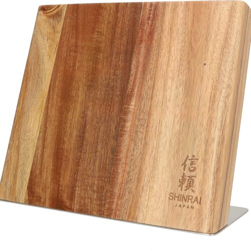 Shinrai Knives - Magnetisch Messenblok - Cito - Enkelzijdige Messenhouder Zonder Messen - Acaciahouten Messenblok