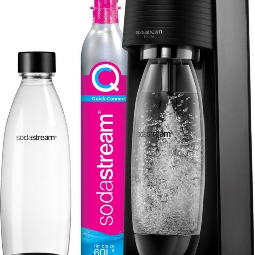 Sodastream TERRA Bruiswatertoestel Starterkit Waterkan Zwart