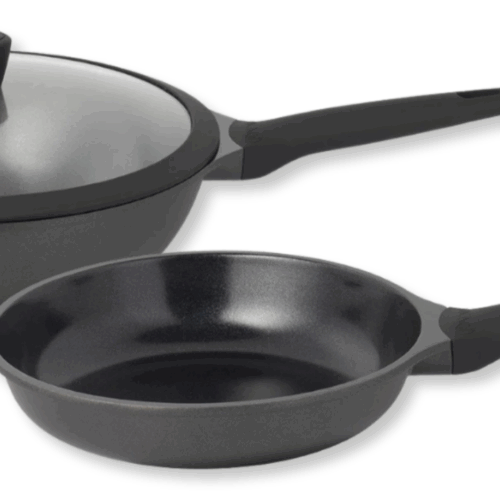 Sola Pannenset Ceramic Deluxe - Koekenpan ø 28 cm en Sola Wokpan ø 30 cm