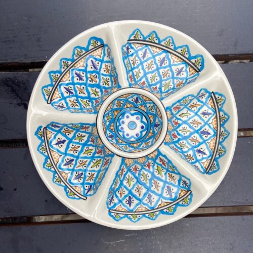 Tapas schaal - medium - handbeschilderd - Pomme Chatelaine.nl