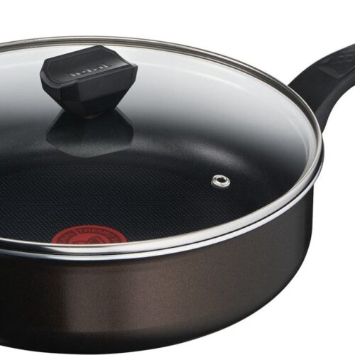 Tefal Sauteerpan Cook & Clean 26 Cm Aluminium Zwart