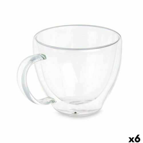Theeglas en koffieglas Vivalto OCT-DG2397 Transparant Borosilicaatglas 140 ml (6 Stuks)