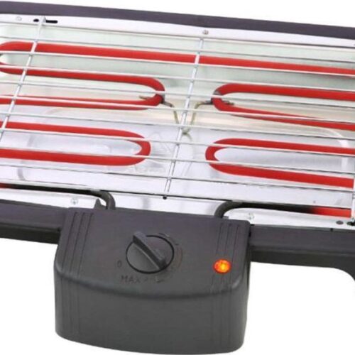 Tristar BQ-2813 Elektrische Barbecue - Tafel BBQ - Grillrooster 38 x 22 cm - Zwart