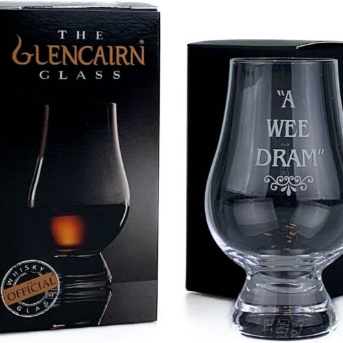 Whiskyglas Gegraveerd met A Wee Dram - Glencairn Crystal Scotland