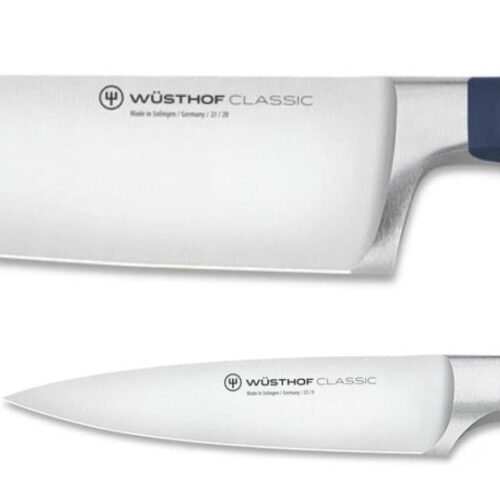 Wusthof Messenset Koksmes + Officemes Classic Color - Wild Blueberry 2-delig
