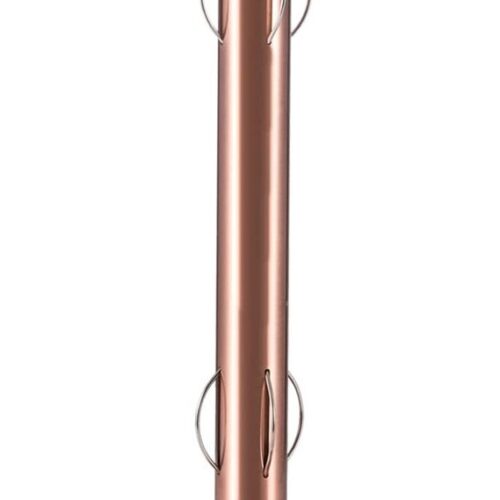 keukenrolhouder staande keukenrolhouder werkblad keukenrolhouder standaard met stevige verzwaarde basis, staande rolhouder voor keuken badkamer, roestvrij staal roségoud