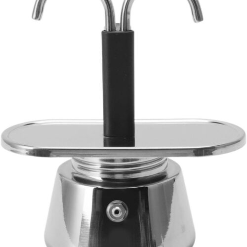 100ML Italiaanse RVS dubbele kop DIY koffiezetapparaat - Moka Pot voor 2 kopjes thuis keuken koffiepot