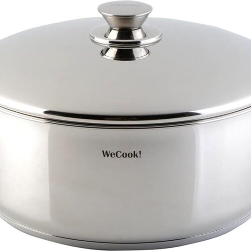 18/10 roestvrijstalen steelpan met stalen deksel, geschikt voor alle kookplaten inclusief inductie, geïntegreerde meetschaal, diameter 20 cm, inhoud 2,7 liter