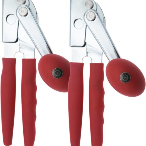 2-pack heavy-duty blikopeners met antislip handgrepen, handmatig, voor grote blikken