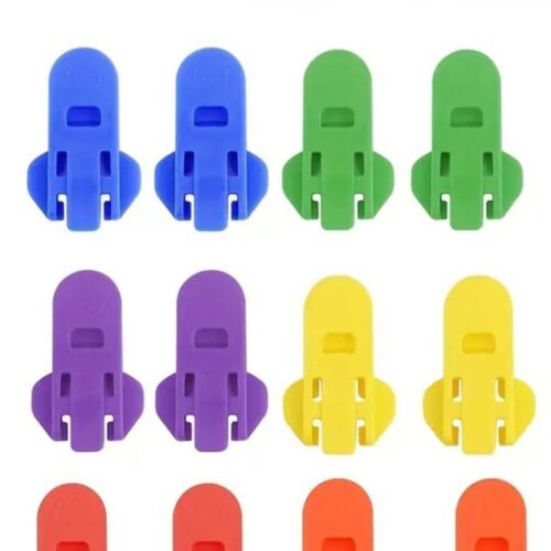 60-delige plastic blikopener - lekvrije blikopener met ringvormige trekker - draagbare blikopener voor bierflessen - eenvoudige dekselopener - geschikt voor cola, bier, frisdranken, frisdrank - rood, groen, blauw, oranje, paars, geel