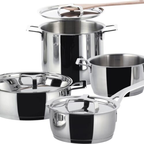 Alessi Pots&Pans Pannenset RVS 7-dlg
