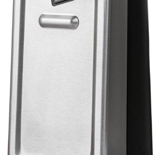 Automatische Elektrische Blikopener - Extra Hoog Ontwerp - Soepele Zijwaartse Snijmethode - Zilver - Veilig En Gebruiksvriendelijk