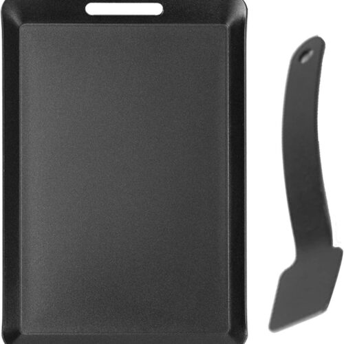 Barbecueplaat, Multifunctionele Ijzeren Grillpan Rechthoekige Draagbare Huishoudelijke Kachelaccessoires voor Campingbarbecue