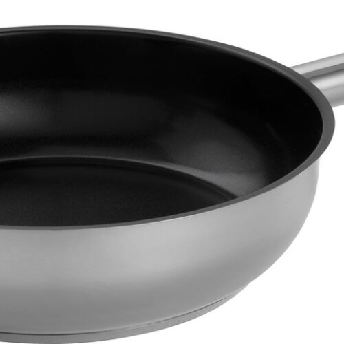 COMBEKK - Keramische Koekenpan - Ceramic Pro - Gerecycled RVS - 28cm - PFAS-vrij - Extra hoog