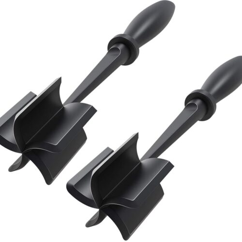 Dussdote Mixer - Gehaktmolen - Plastic staafmixer - Geschikt voor keuken, bakken, desserts - Zwart