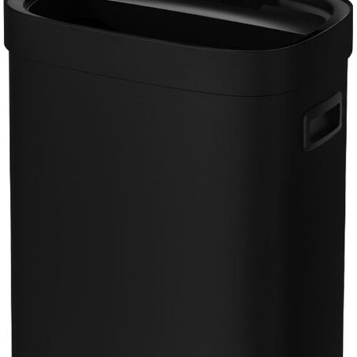 FlinQ Mira Prullenbak - Oplaadbare Vuilnisbak met Sensor - Afvalbak met Ozon-sterilisatie en Softclose - RVS Afvalemmer - 50 Liter