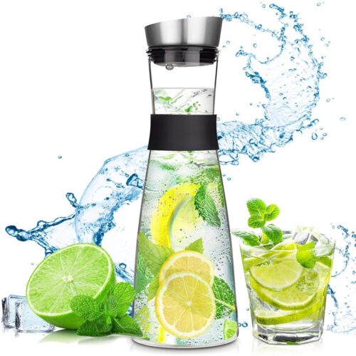 Glazen waterkoker - 1,2 liter - BPA-vrij - borosilicaatglas