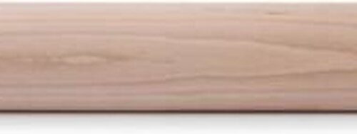 HENDI Houten deegroller - massief beukenhout - ergonomische handgrepen - soepel draaiende kogellagers - 75x640 mm