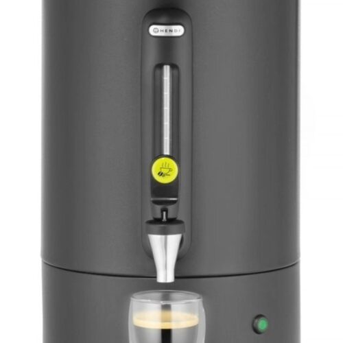 HENDI Percolator - 14L - matzwart - non-drip kraan - waterniveau-indicator - warmhoudfunctie