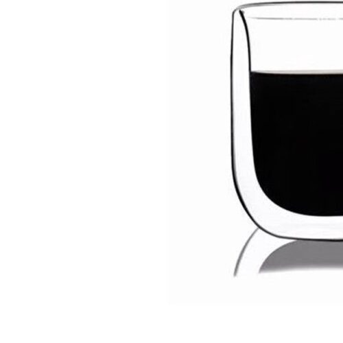 Homestar-Theeglazen - 225 ml - 4 stuks - Dubbelwandige glazen - Koffieglazen - Theeglas met oor - Theeglas - Cappuccino glazen