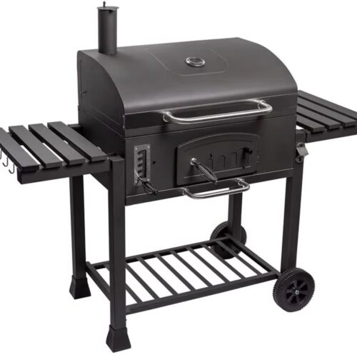 Houtskool barbecue - Met zijkanten - BBQ op wieltjes - Thuis of camping - Outdoor