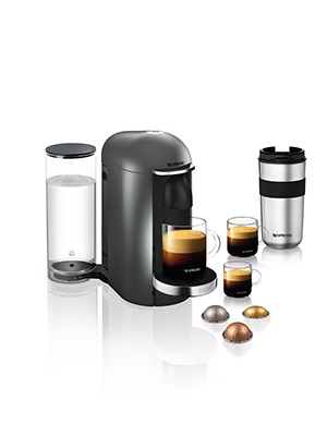 KrupsNespresso Vertuo Plus deLuxe XN900T Nespresso Grijs