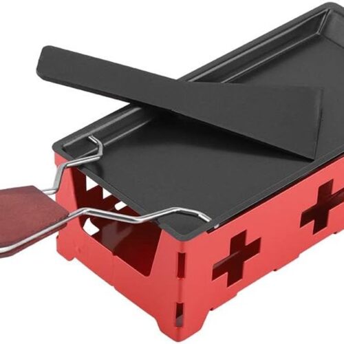 Portable Non-stick Cheese Raclette Rotaster - Griddle Cooker Set - Home Kitchen Grilling Tool - Kaasbereiding - Keukenaccessoires