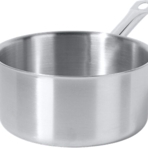 Professionele roestvrijstalen steelpan 20 cm 3 liter geschikt voor alle warmtebronnen