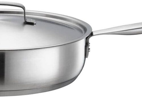 Roestvrijstalen Sauteerpan - Geschikt voor alle kookplaten - Ø 26 cm - Zilver