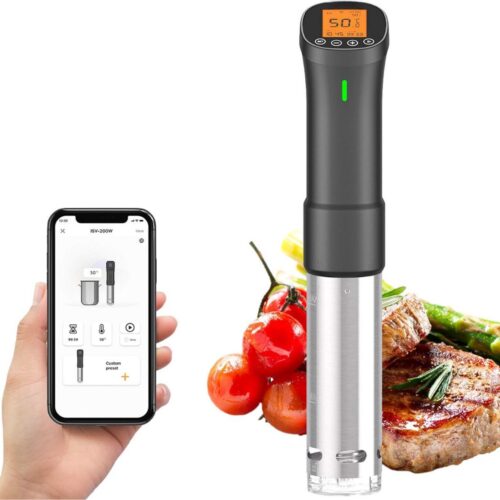 SCH® Sous vide stick - Vacumeermachine - Sous Vide - Zwart - 1cm x 7cm x 39